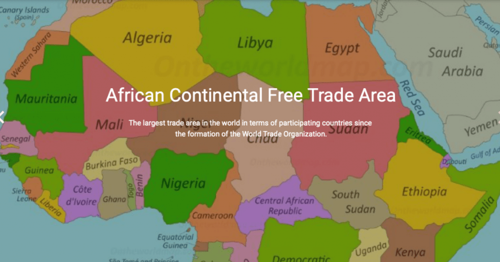 Africka kontinentalna zone volneho obchodu (AfCFTA)