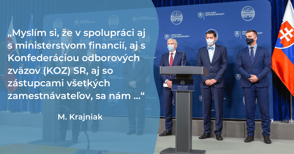 Znenie zákona o kurzarbeite tripartita podporuje