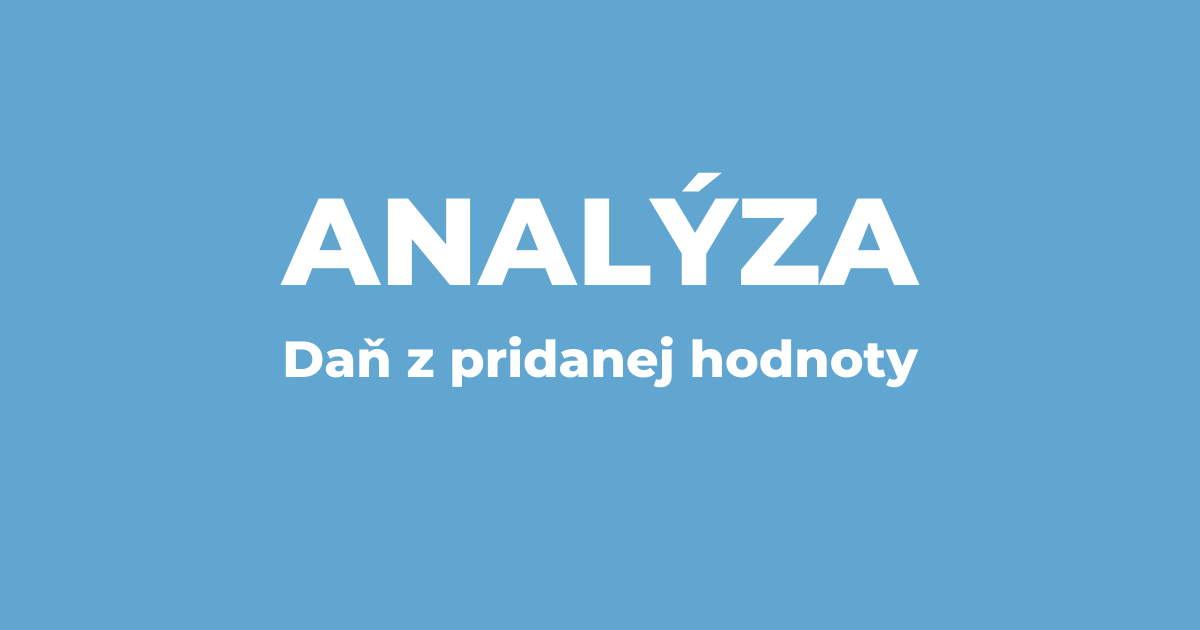 Daň z pridanej hodnoty