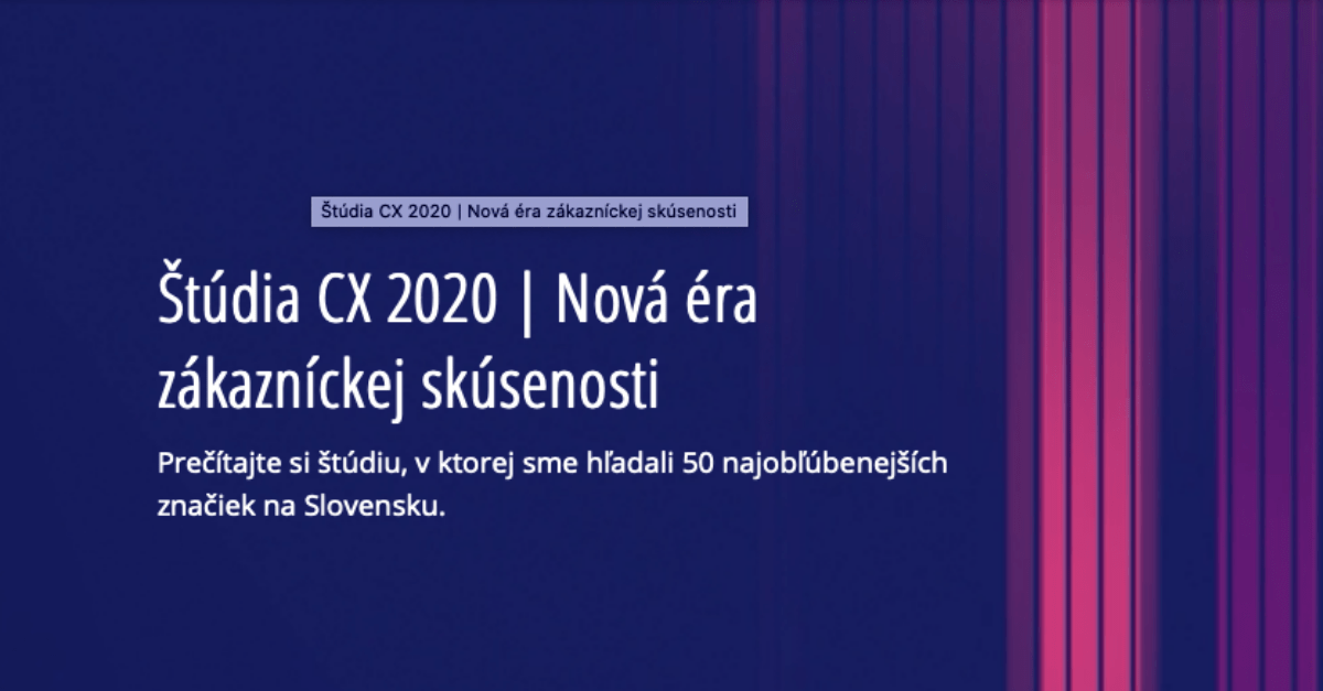 chceme od značiek individuálny prístup