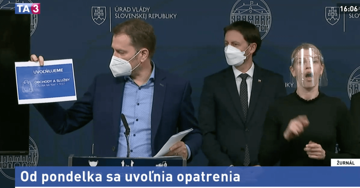 uvolnenie opatreni